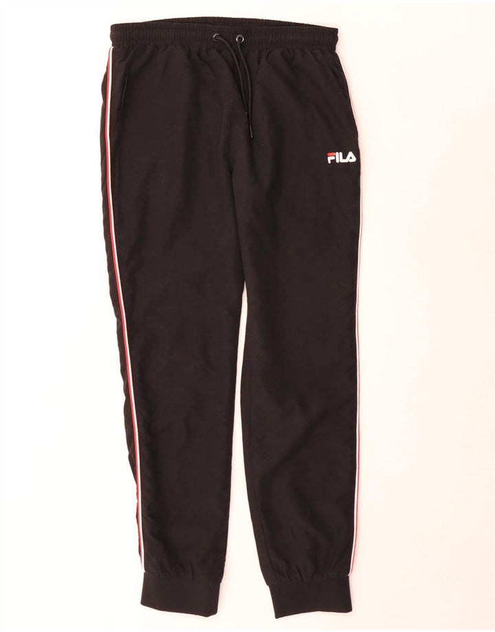 Fila Muška trenirka Hlače Joggers Mali crni poliester