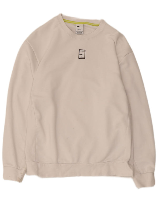 Nike muška majica Dri Fit, srednji bijeli pamuk