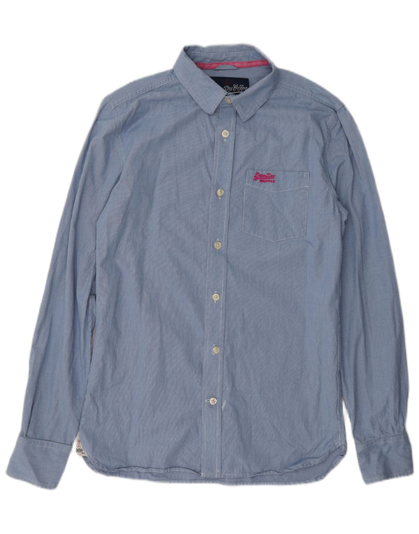 Superdry muška košulja Srednje plavi karirani pamuk