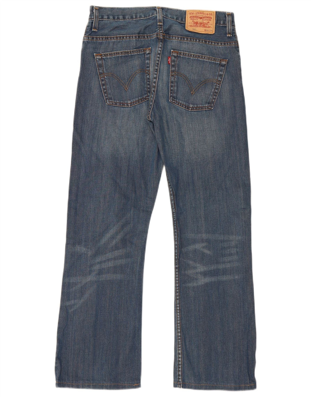 Levi's muške 507 Bootcut traperice W30 L30 plavi pamuk