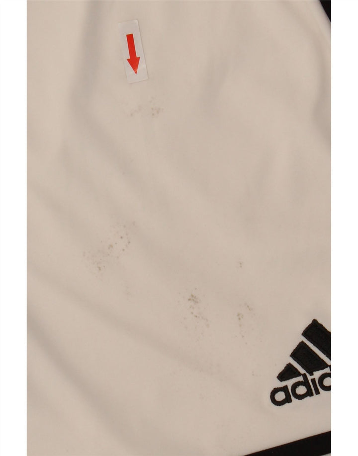 Adidas muške sportske kratke hlače, male bijele poliesterske