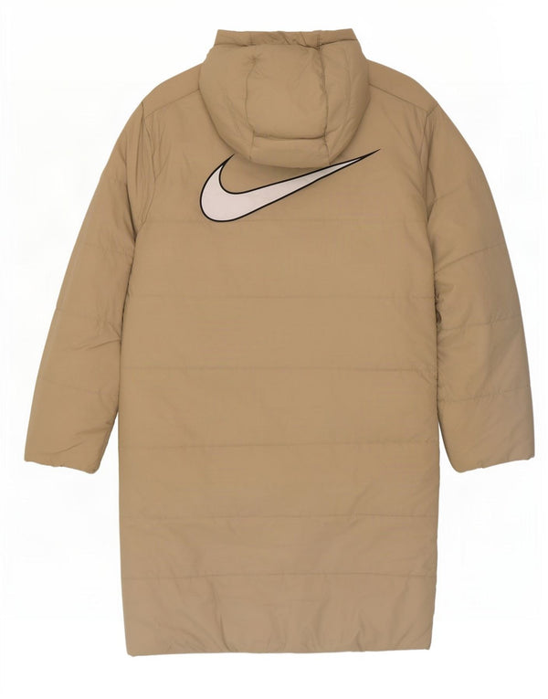 Nike ženski preveliki podstavljeni kaput s kapuljačom UK 6 XS bež