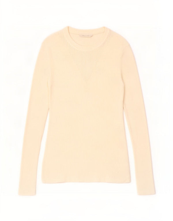 Hugo Boss Ženska majica dugih rukava UK 12 Medium Off White