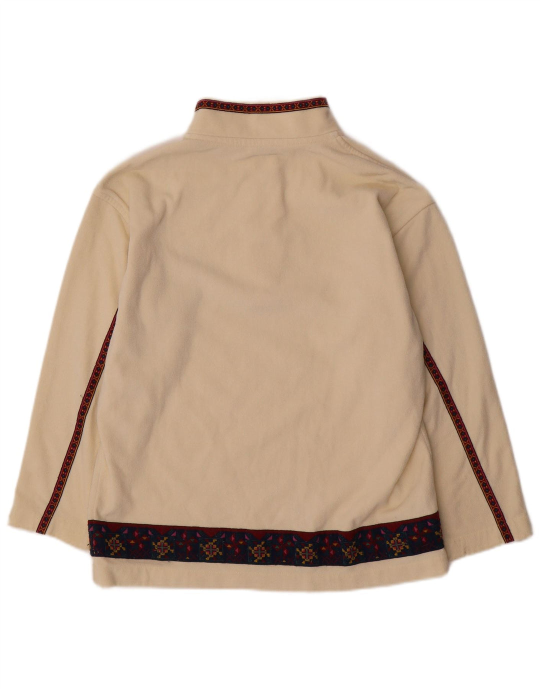 Fila ženski džemper od flisa s dugmadima i ovratnikom IT 44 srednje bež boje Fair Isle