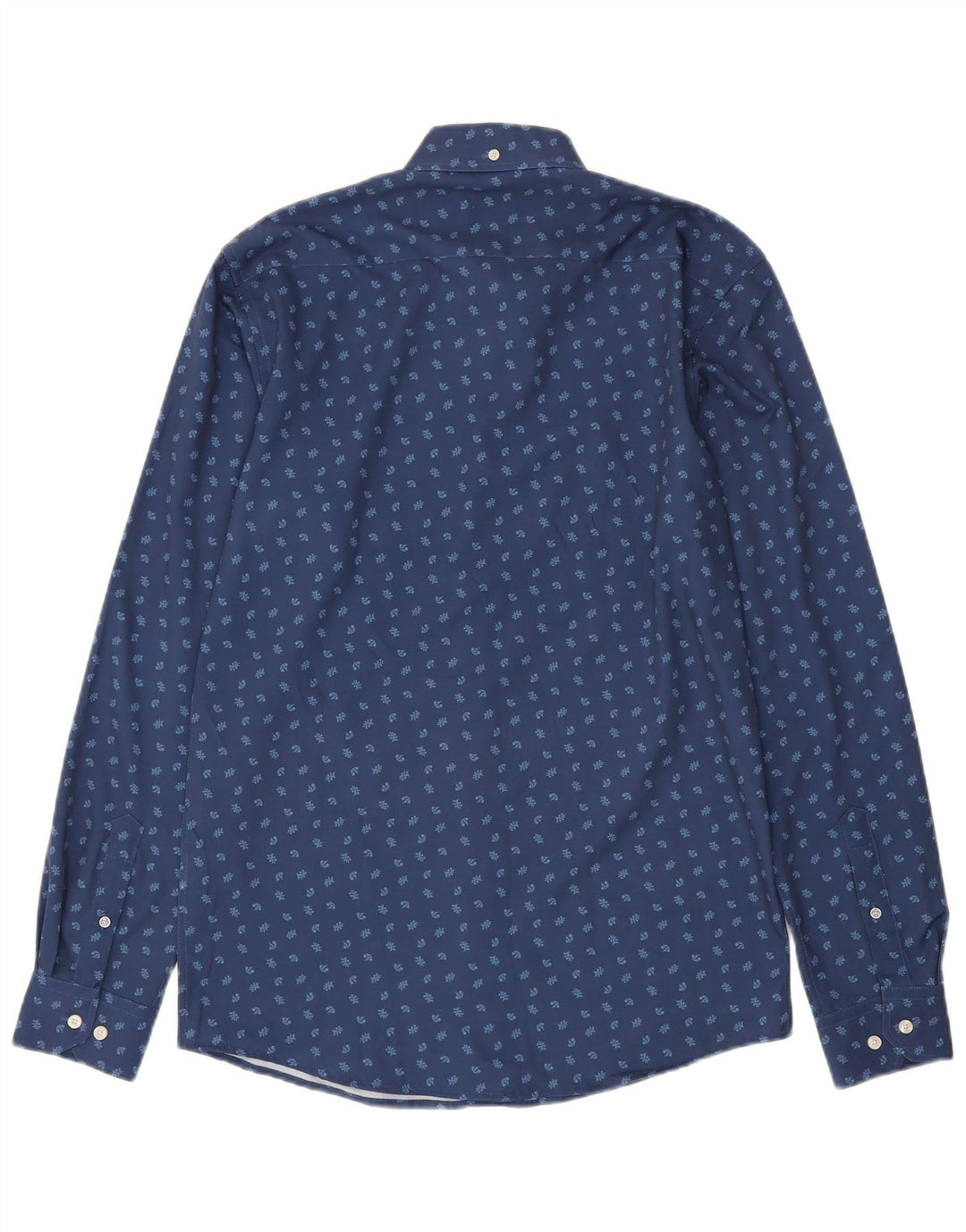 Ben Sherman muška uska košulja veličina 15 1/2 srednje plava cvjetna poliester