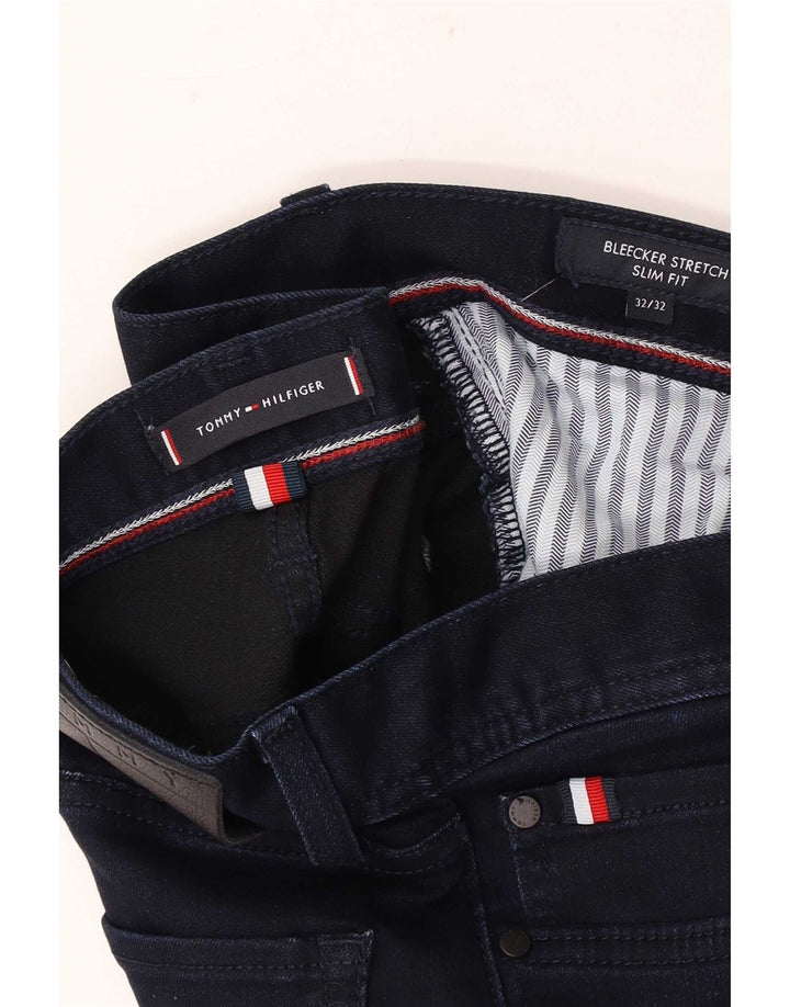 Tommy Hilfiger muške uske traperice Bleecker W32 L32 tamnoplave