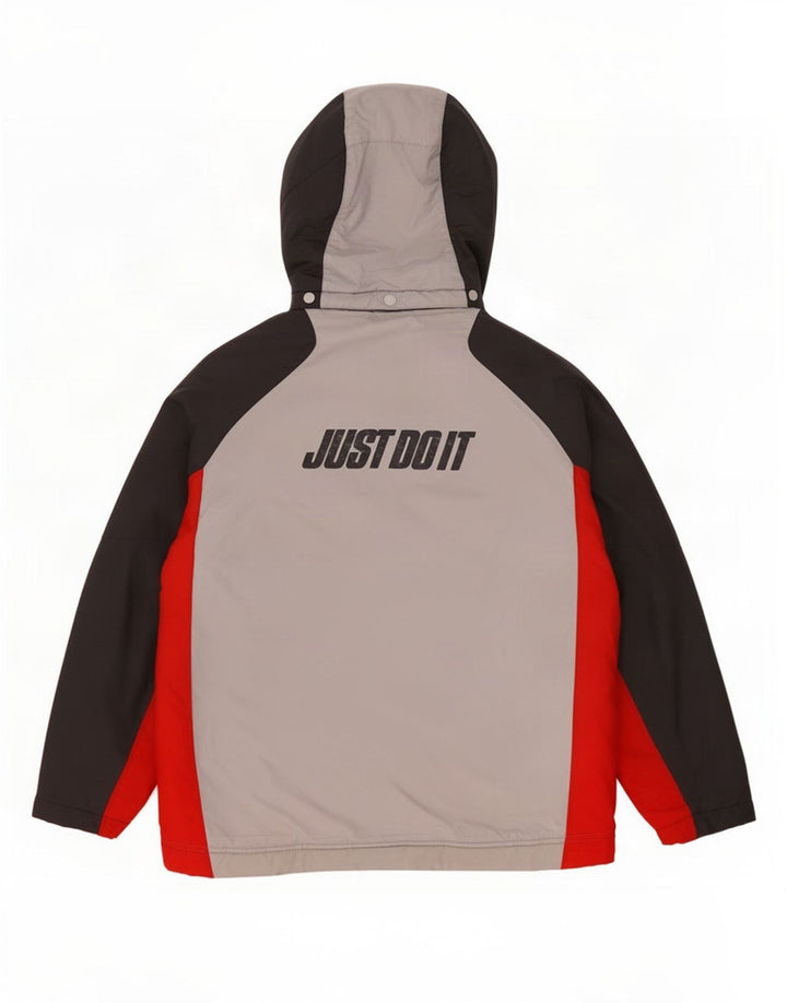 Nike Boys Graphic Windbreaker Jacket 12-13 Years Large Multicolored