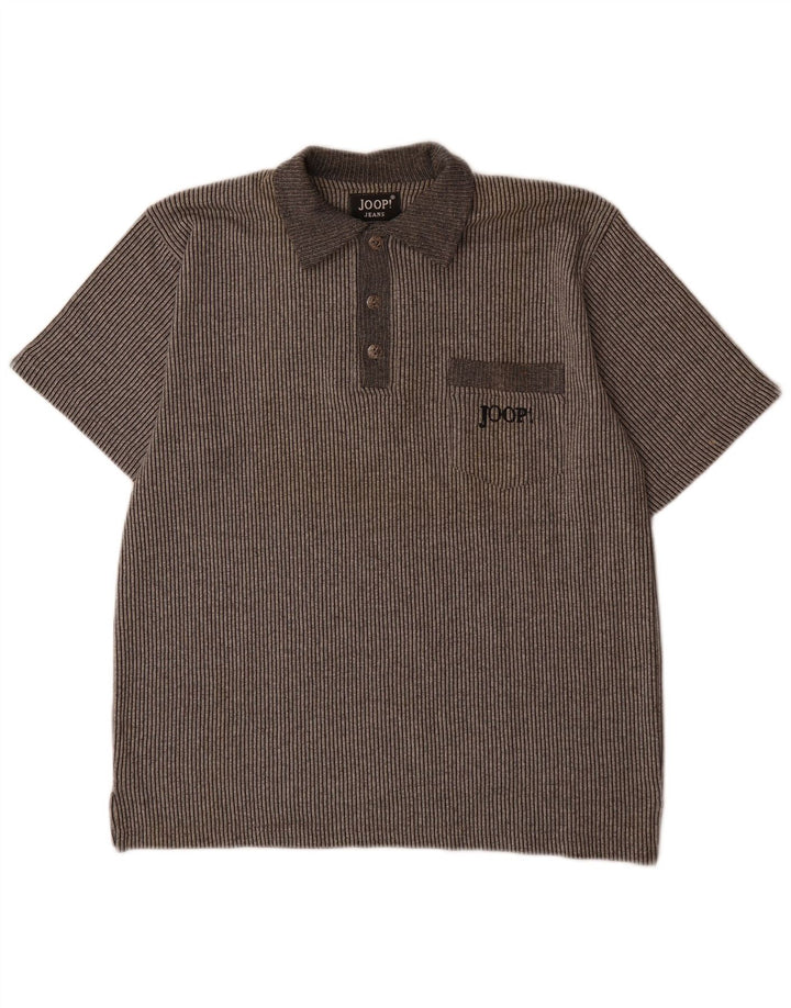 Joop muška polo majica srednje sive pamučne pruge