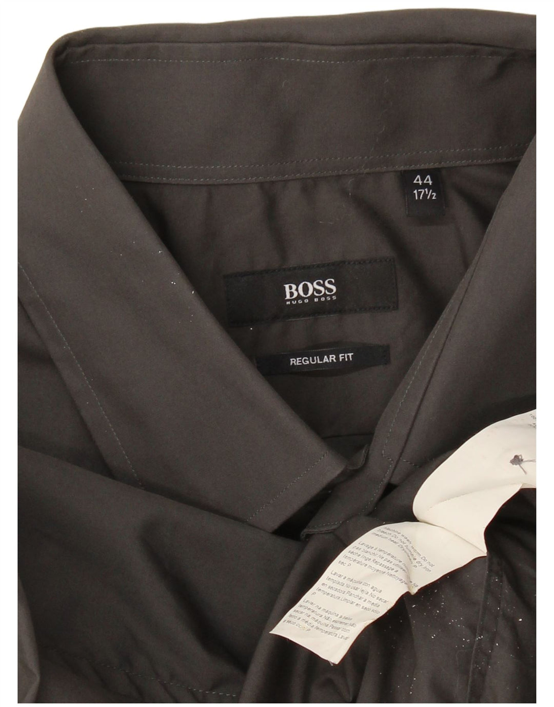 HUGO BOSS Muška košulja standardnog kroja Veličina 44 17 1/2 XL sivi pamuk