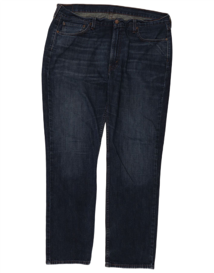 LEVI'S Muške uske traperice W40 L32 tamnoplavi pamuk