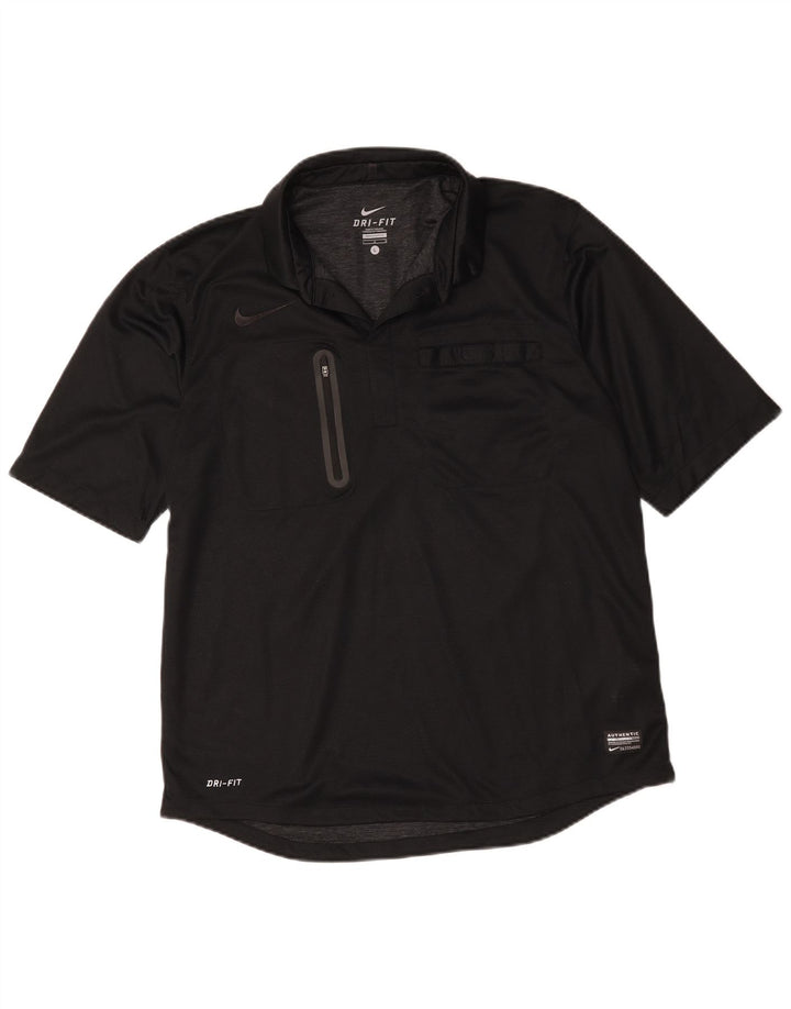 Nike muška Dri Fit polo majica velika crna pamučna