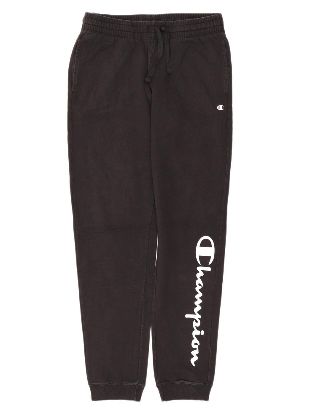 CHAMPION Ženske trenirke s grafičkim motivima Joggers UK 14 srednje crne