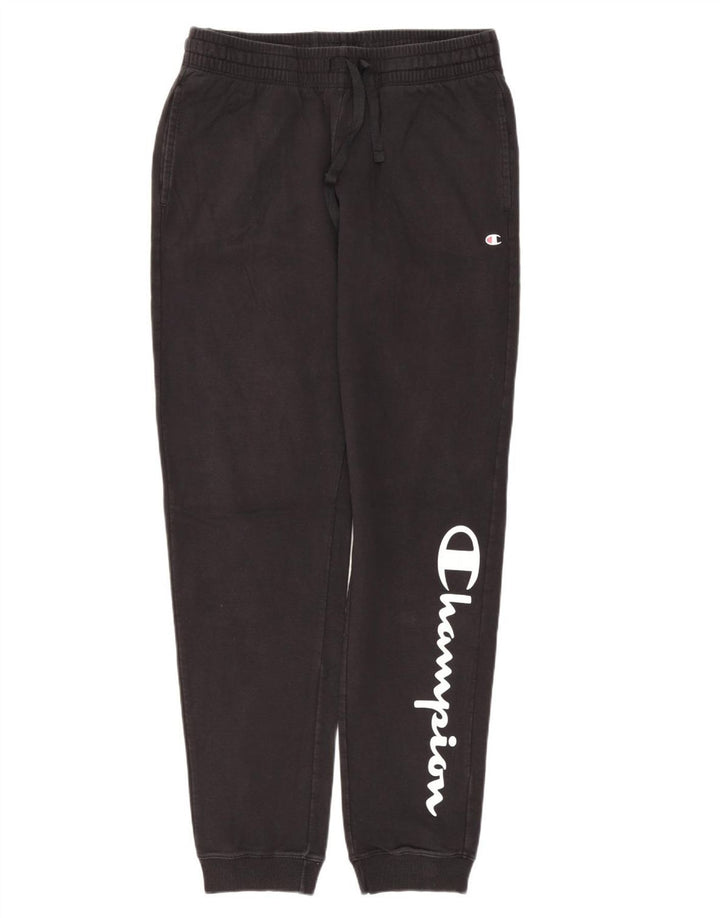CHAMPION Ženske trenirke s grafičkim motivima Joggers UK 14 srednje crne