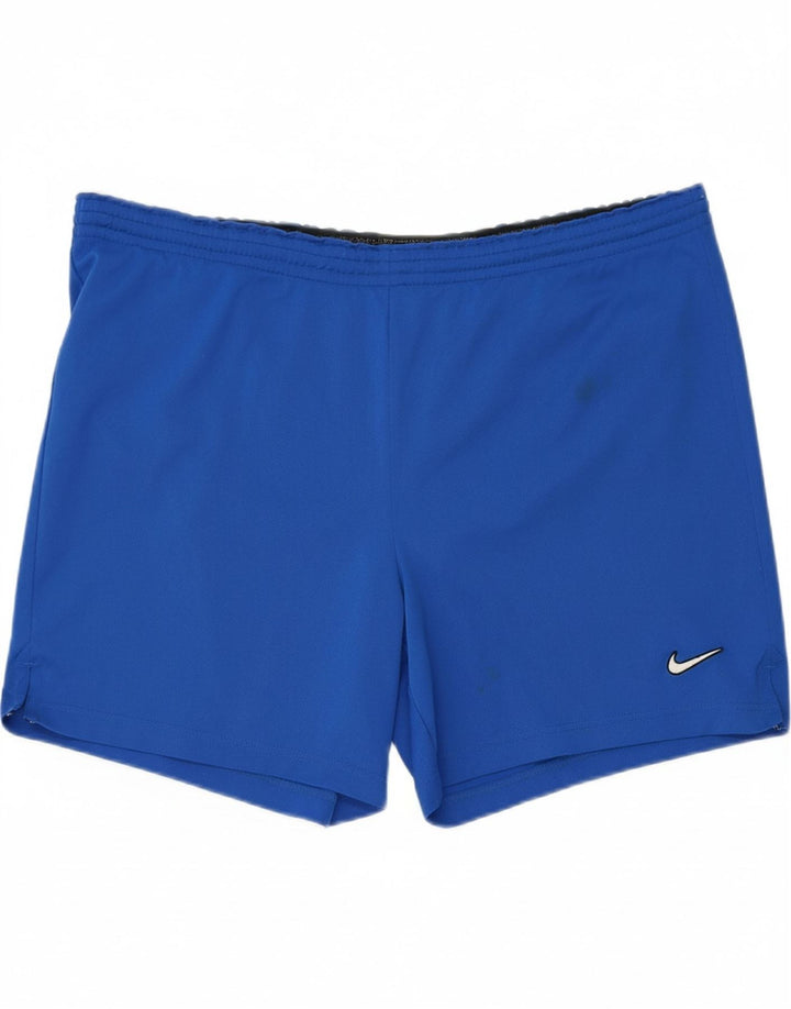 NIKE Mens Sport Shorts XL Blue Polyester Vintage Nike and Second-Hand Nike from Messina Hembry 