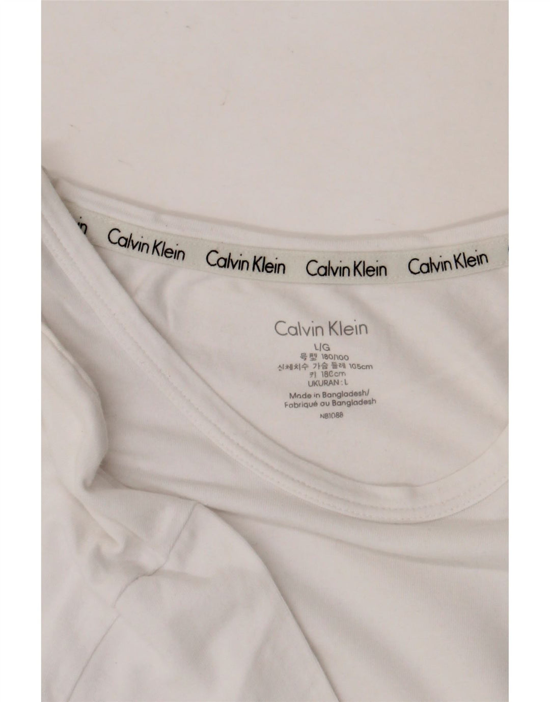 Velika bijela muška majica kratkih rukava Calvin Klein