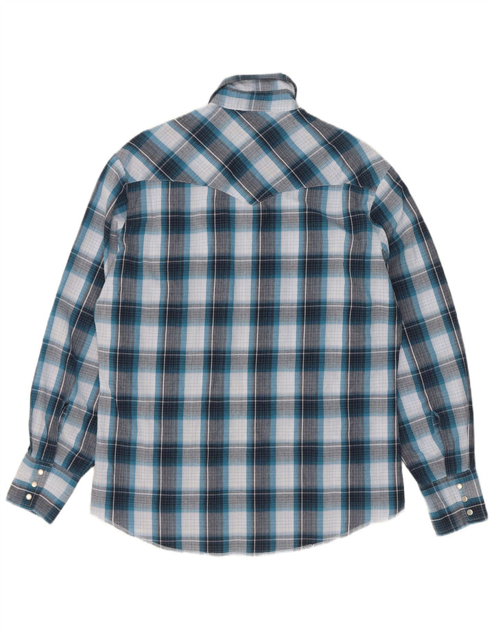 Wrangler muška košulja Srednje plavi karirani pamuk