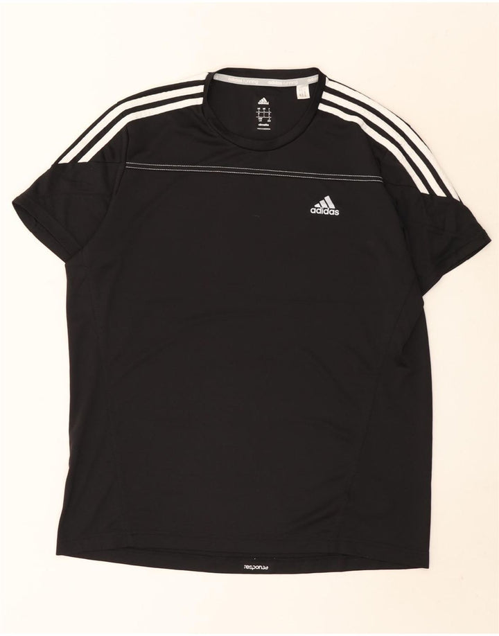 Adidas Mens Climalite veliki crni poliester