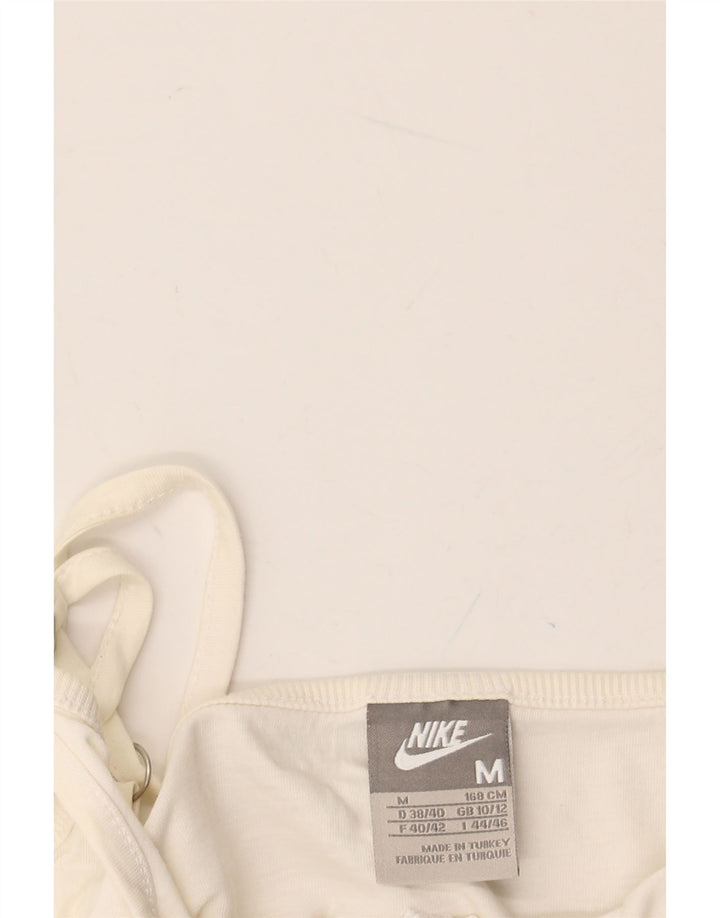 NIKE Ženska skraćena majica s grafikom UK 10/12 srednje bijele boje