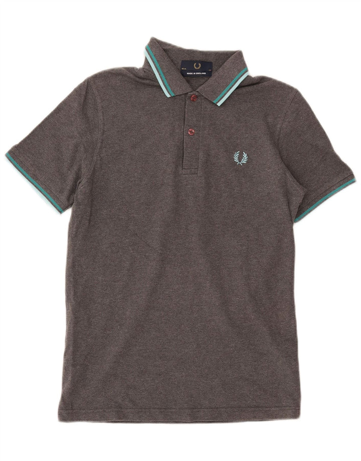 Fred Perry muška polo majica mala siva pamučna