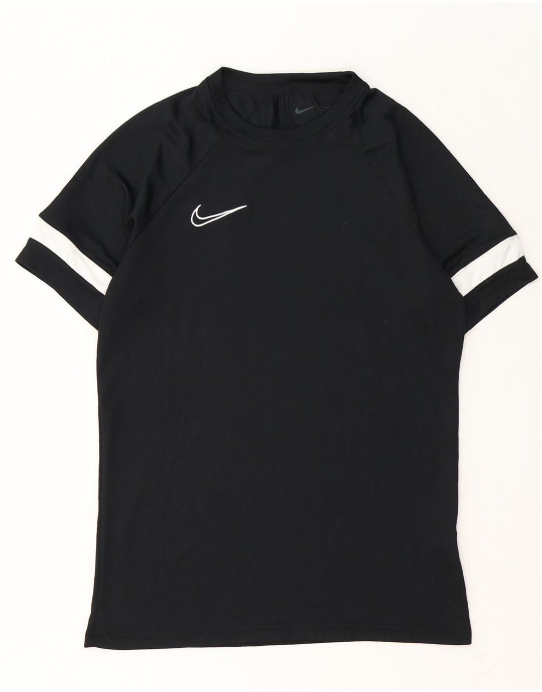Nike Dri Fit T-Shirt Top srednji crni poliester u boji