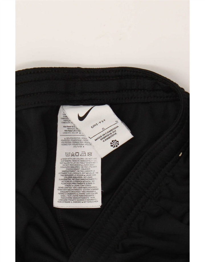 Nike muške Dri Fit sportske kratke hlače velike crne boje od poliestera