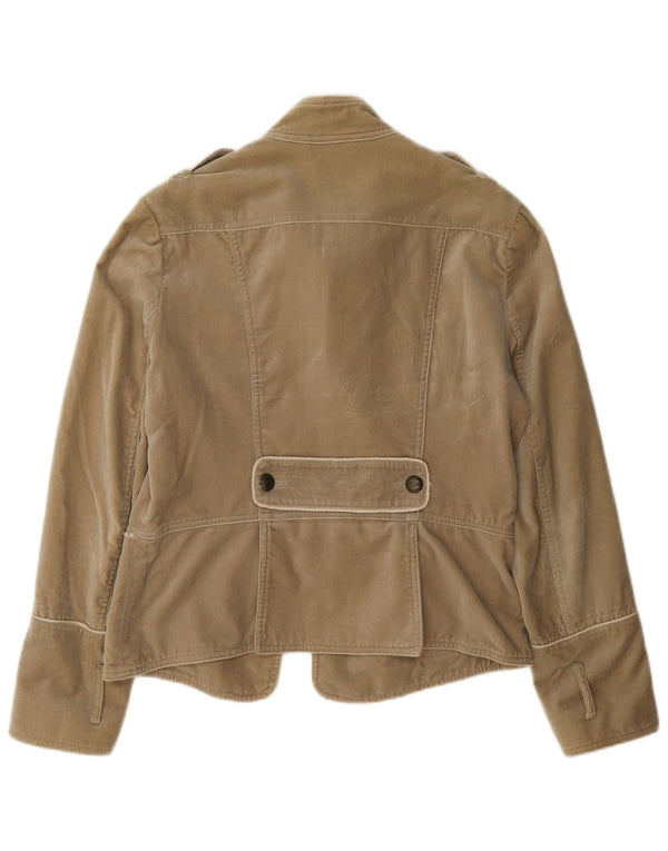 Massimo Dutti Ženska vojna jakna s dvostrukim kopčanjem UK 18 XL Bež