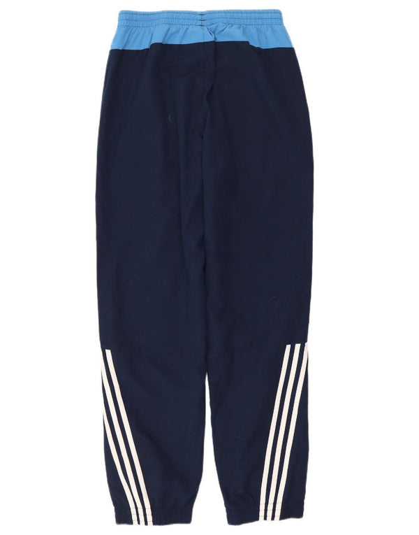 ADIDAS Mens Tracksuit Trousers Joggers UK 36/38 Small Navy Blue