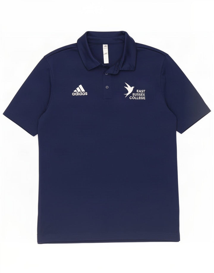 Adidas muška polo majica s grafičkim motivima mala tamnoplava poliester