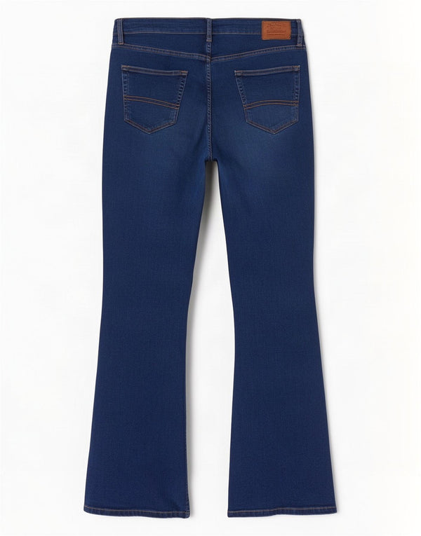Fat Face ženske Brooke Bootcut traperice UK 18 XL W36 L28 plavi pamuk