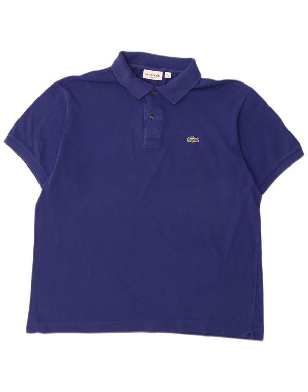 Lacoste muška klasična polo majica veličine 6 XL, plavi pamuk