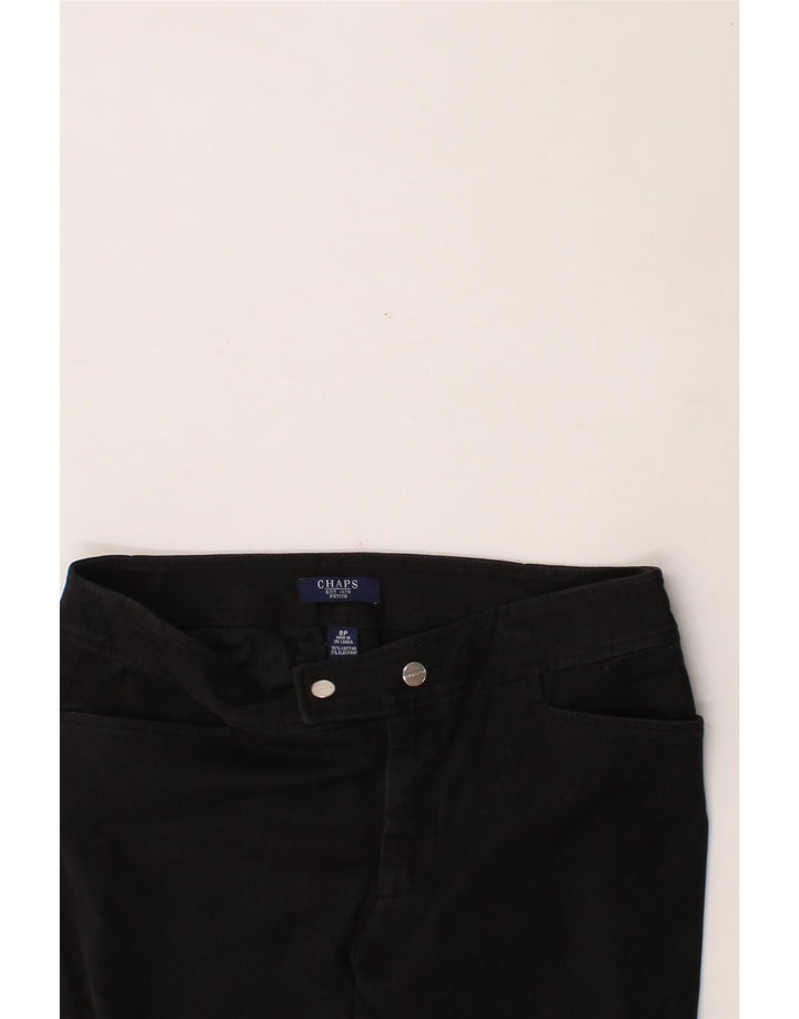 CHAPS Womens Petite Straight Suit Trousers US 8 Medium W30 L28 Black Vintage Chaps and Second-Hand Chaps from Messina Hembry 