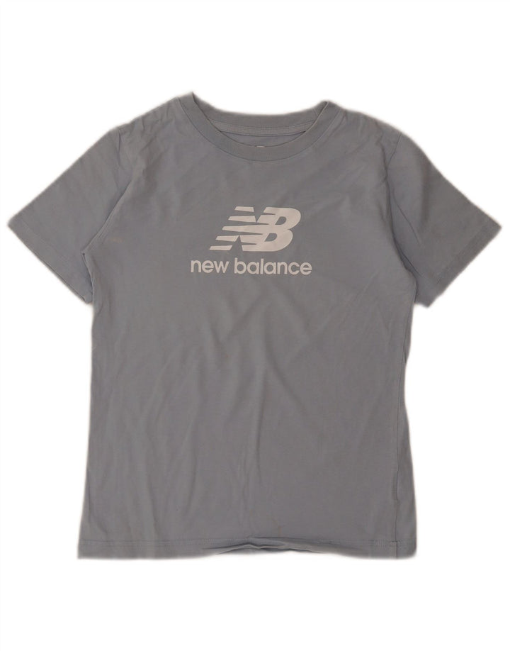 New Balance majica s grafičkim motivima za dječake 9-10 godina srednje plava