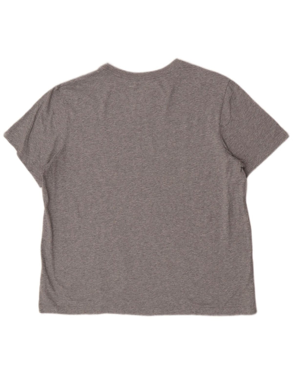 Nike muška Dri Fit majica kratkih rukava XL sivi flekasti pamuk