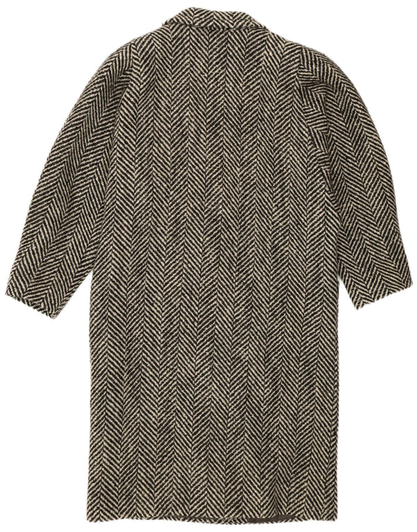 LANIFICO CAMPORE Ženski kaput s dvorednim kopčanjem IT 44 srednje crne boje