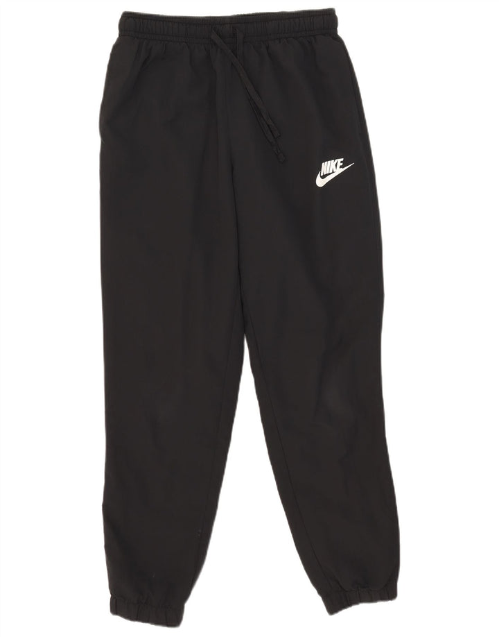 Nike muške trenirke, srednje hlače, crni poliester