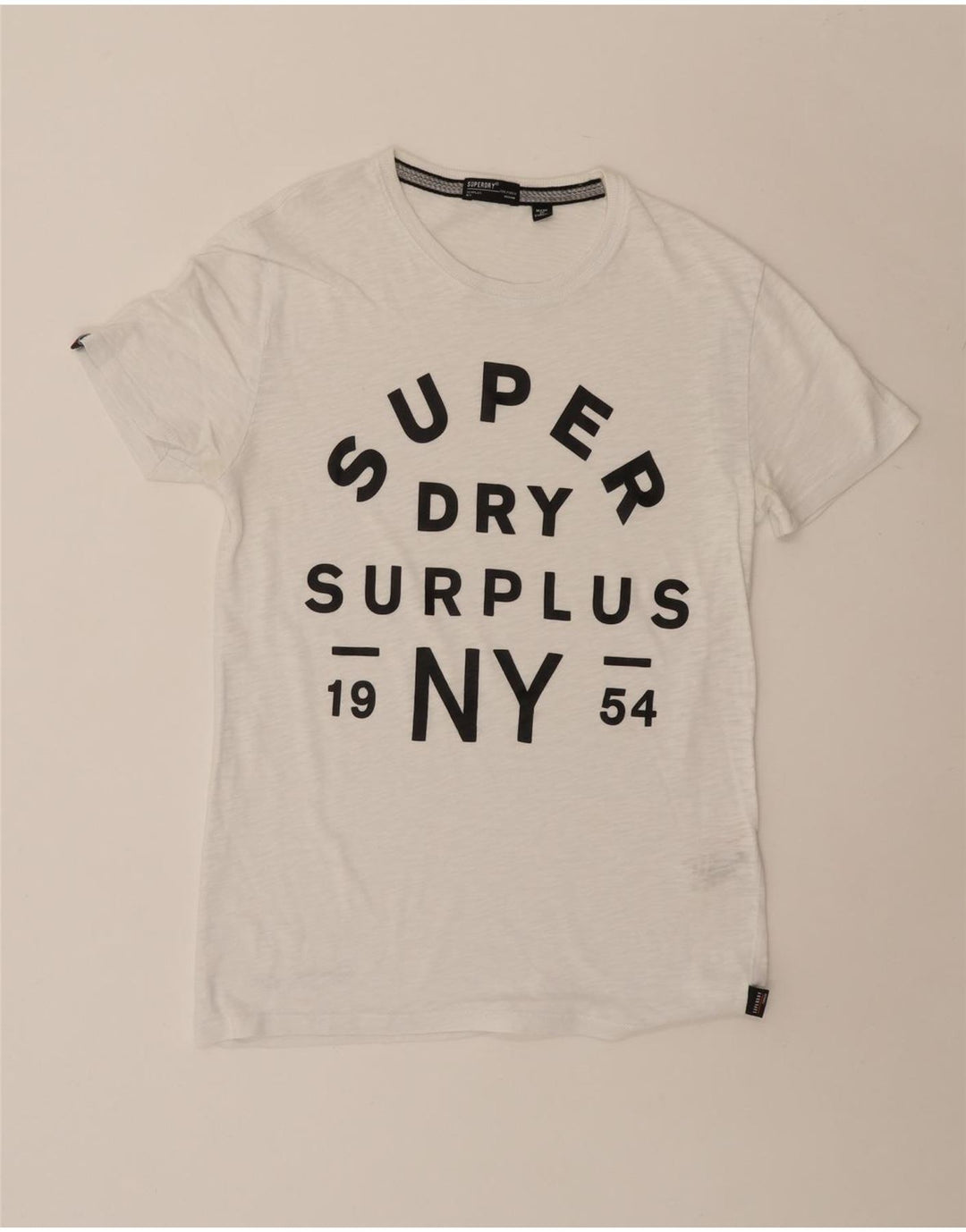 SUPERDRY muška grafička majica kratkih rukava Srednje bijeli pamuk