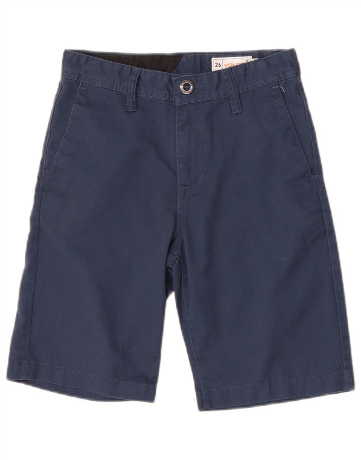 Volcom kratke hlače Chino za dječake 11-12 godina W26 tamnoplavi poliester