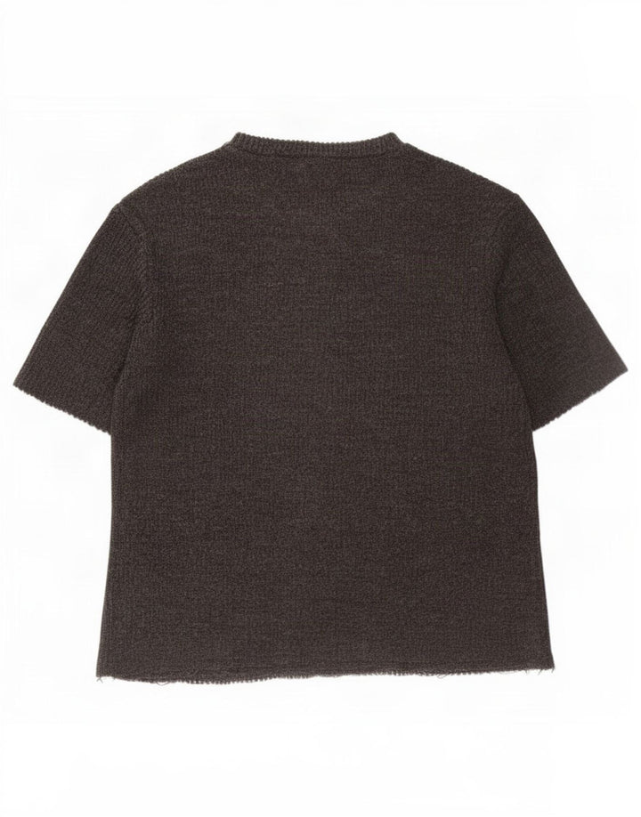 Zara ženska prevelika majica kratkih rukava UK 10 Small Grey