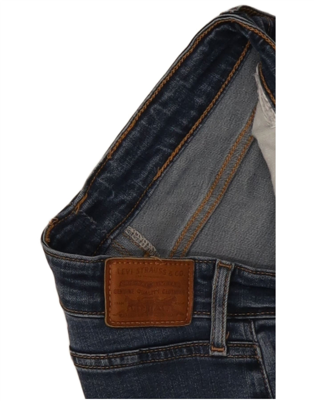 Levi's ženske skraćene traperice visokog struka W28 L25 plave