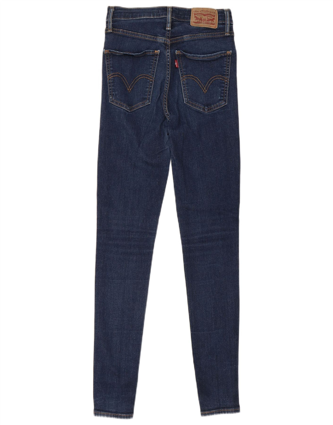 LEVI'S Ženske Mile High Super Skinny traperice W25 L30 Plavi pamuk