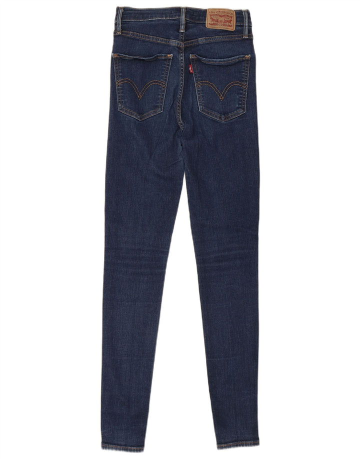 LEVI'S Ženske Mile High Super Skinny traperice W25 L30 Plavi pamuk