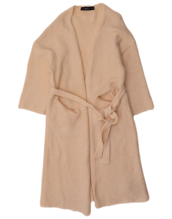 Zara ženski dugi džemper s 3/4 rukavima UK 10 Small Beige