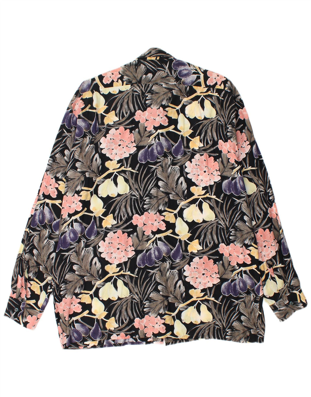 ELSBACH Muška pulover majica veličine 41/42 velika crna cvjetna viskoza