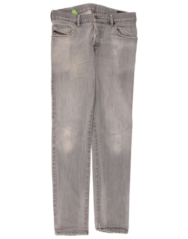 DIESEL Mens D-Yennox Tapered Jeans W30 L32 Grey Cotton