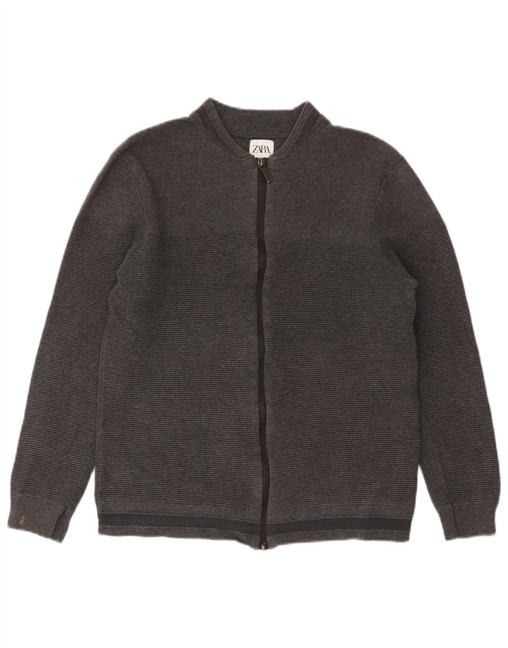 Zara džemper za dječake 11-12 godina, srednje sivi pamuk