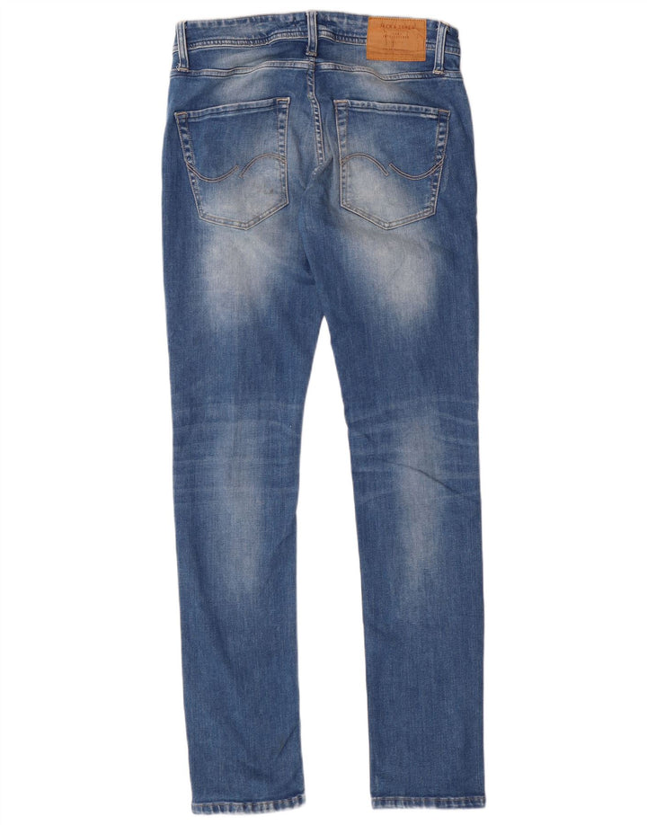 Jack & Jones Muške Tim Slim Jeans W30 L32 Plavi pamuk