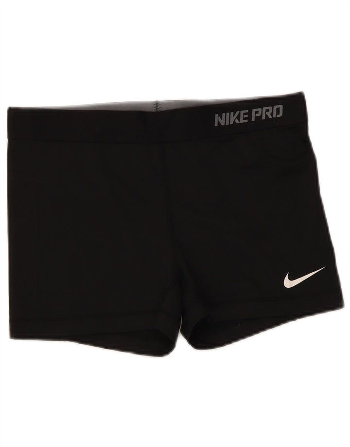 Nike Ženske Dri Fit Graphic Sport Shorts UK 14 Large Black