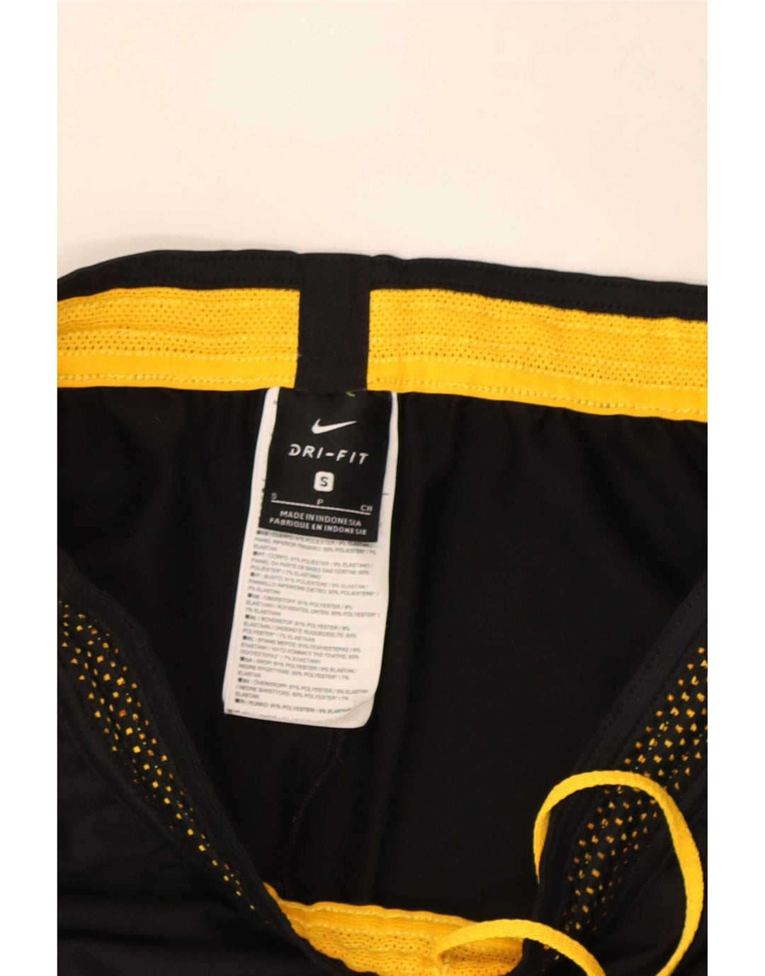 Nike muške Dri Fit hlače za trenirku male crne poliesterske boje