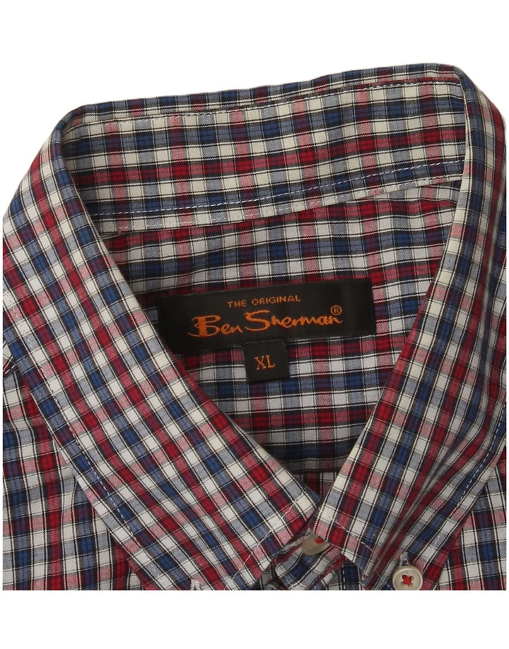 Ben Sherman muška košulja kratkih rukava XL višebojni gingam