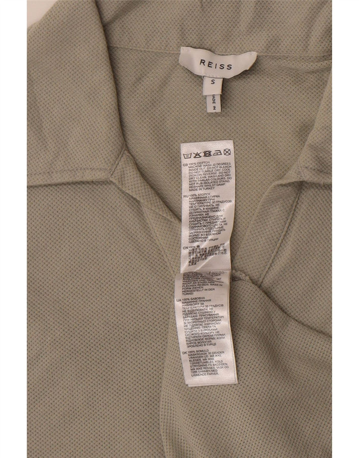 Reiss muška polo majica mala siva pamuk